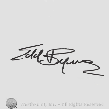 Signature: Edd Byrnes.