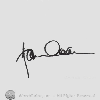 Signature: James Caan.
