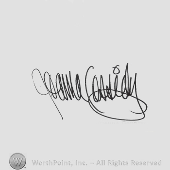 Signature: Joanna Cassidy.