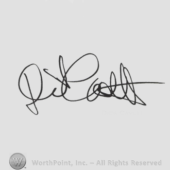 Signature: Dick Cavett.