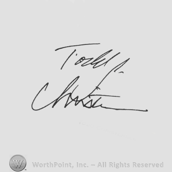 Signature: Todd Christensen.