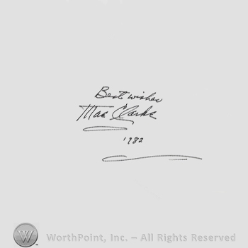 Signature: Mae Clarke.