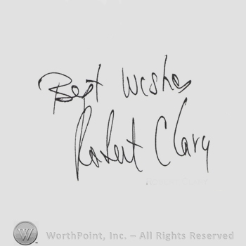 Signature: Robert Clary.