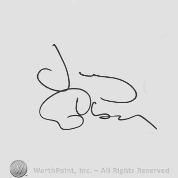Signature: James Coburn.