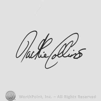 Signature: Jackie Collins.