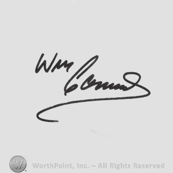 Signature: William Conrad.