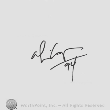 Signature: Alice Cooper.