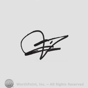 Signature: David Copperfield.