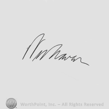 Signature: Wes Craven.
