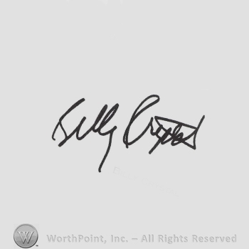Signature: Billy Crystal.