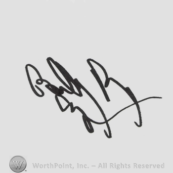 Signature: Billy Ray Cyrus.