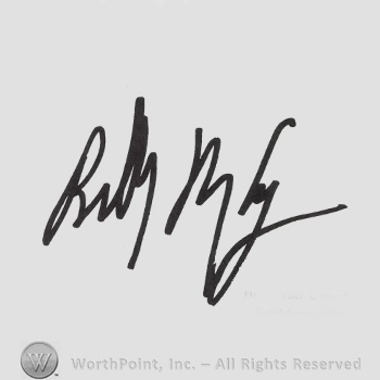 Signature: Billy Ray Cyrus.