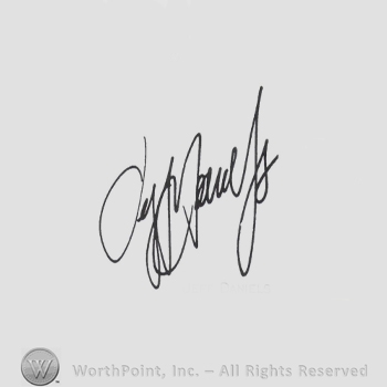 Signature: Jeff Daniels.