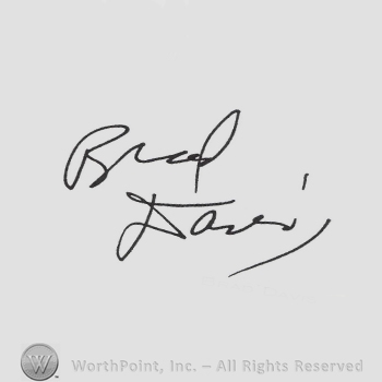 Signature: Brad Davis.