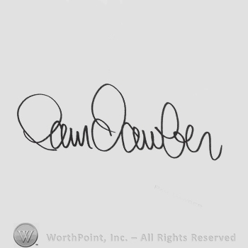 Signature: Pam Dawber.