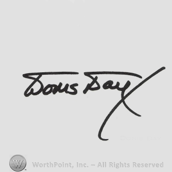 Signature: Doris Day.