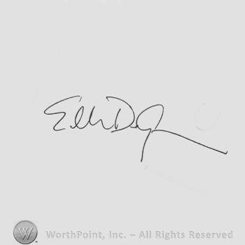 Signature: Ellen DeGeneres.