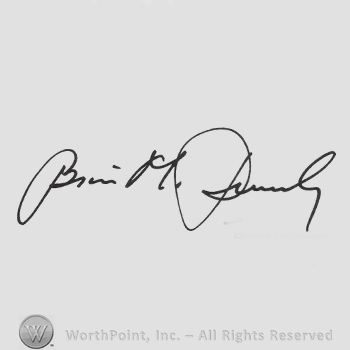 Signature: Brian Dennehy.