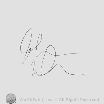 Signature: John Densmore.