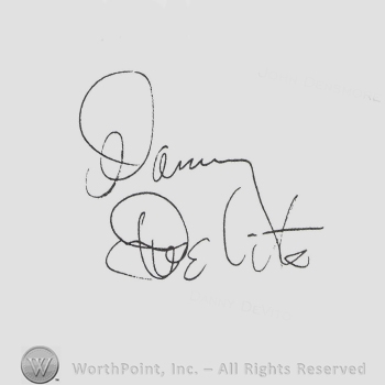 Signature: Danny DeVito.