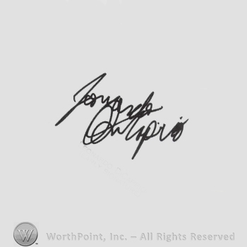 Signature: Leonardo DiCaprio.