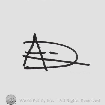 Signature: Andy Dick.