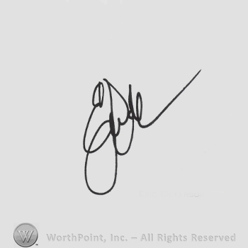Signature: Eric Dickerson.