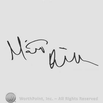 Signature: Matt Dillon.