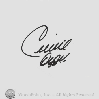 Signature: Celine Dion.