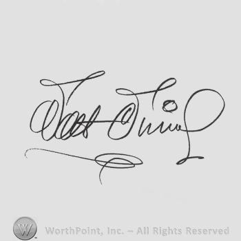 Signature: Walt Disney.