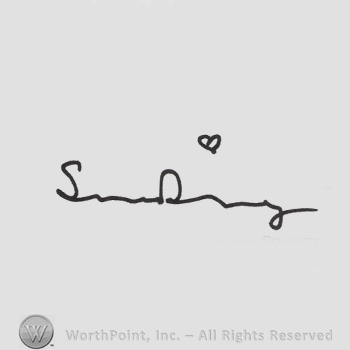 Signature: Shannen Doherty.