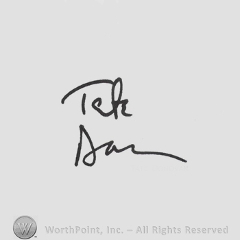 Signature: Tate Donovan.