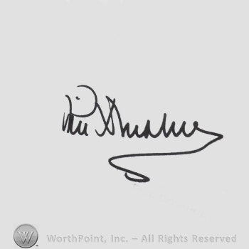 Signature: Phil Donahue.