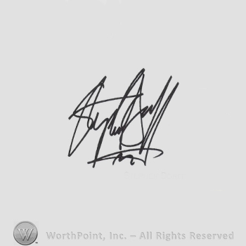 Signature: Stephen Dorff.