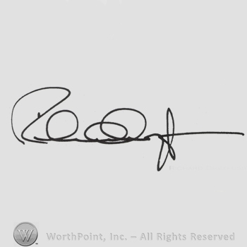 Signature: Richard Dreyfuss.