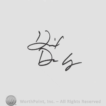 Signature: David Duchovny.