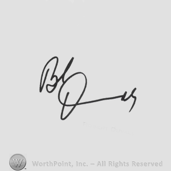 Signature: Robert Duvall.