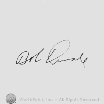 Signature: Robert Duvall.