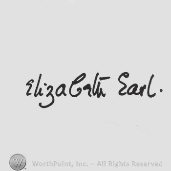 Signature: Elizabeth Earl.