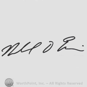 Signature: Michael Eisner.