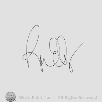 Signature: Ron Ely.