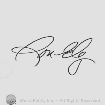 Signature: Ron Ely.