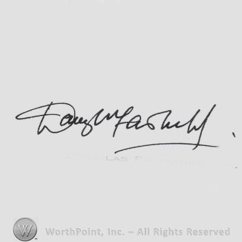 Signature: Douglas Fairbanks, Jr.
