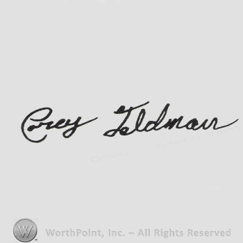 Signature: Corey Feldman.