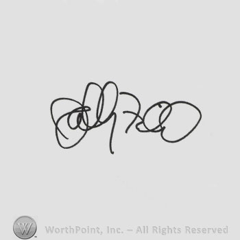 Signature: Sally Field.