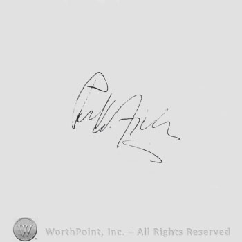 Signature: Peter Finch.