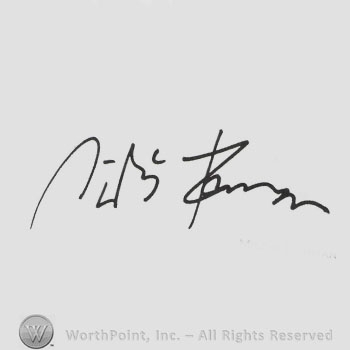Signature: Milos Forman.