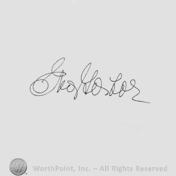 Signature: Eva Gabor.