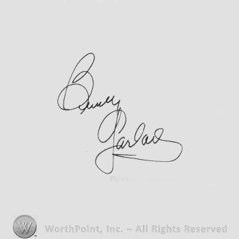 Signature: Beverly Garland.