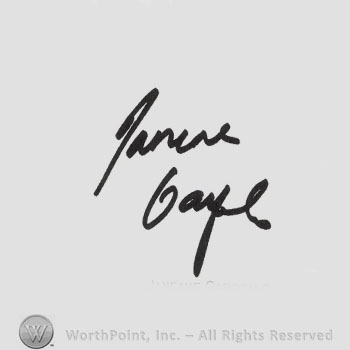Signature: Janeane Garofalo.